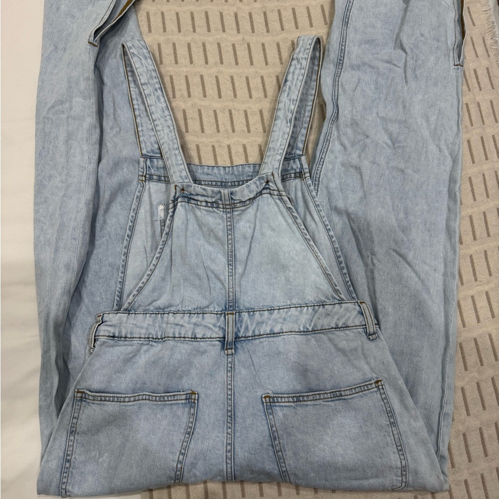 Light Blue Denim Overalls - Picture 3 of 3